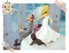 Figurine tort nunta - Mirele pescuieste pe marginea tortului & catel
